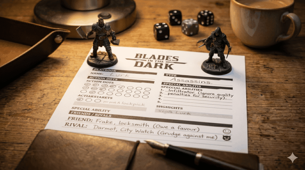 Blades in the Dark Character Creation