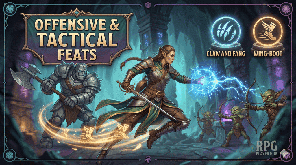 Offensive & Tactical Feats 5E