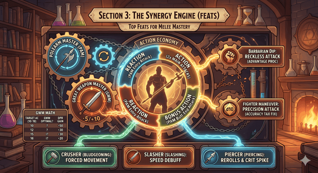 The Synergy Engine Top Feats for D&D 5e Melee Mastery